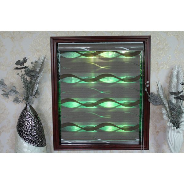 cheap price zebra blinds double layer roller shutter day night blinds sheer