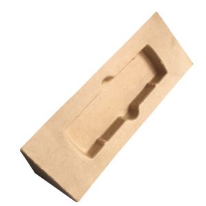 Biodegradable Paper Recyclable Bamboo Pulp Tray Triangle Toy Lower