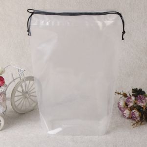 Custom Clothes Storage Bundle with Drawstring PE Bag and Transparent Plastic