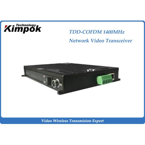 Buy cheap 1400Mhz COFDM IP Transmitter Wireless With 10-15Km Transmit Distance from wholesalers