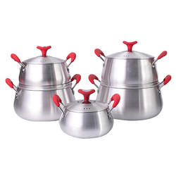 Buy cheap Recyclable Spin Bottom Cookware Pot Alu Material For Kitchen Cooking from wholesalers