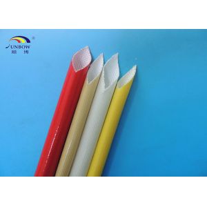 F class PU Coating Fiberglass sleeving for Electrical Cable Manaagement