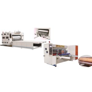 Buy cheap Cardboard chain feeding  flexo printing slotting die cutting machine from wholesalers