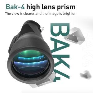 Magnesium Alloy Body 12x50 Night Vision Monocular High Powered For Bird Watching