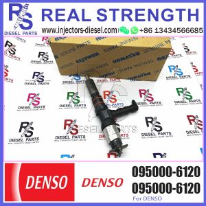 Buy cheap High quality new PC650-8 Diesel Engine 6D140 Common Rail Fuel Injector 095000-6120 from wholesalers
