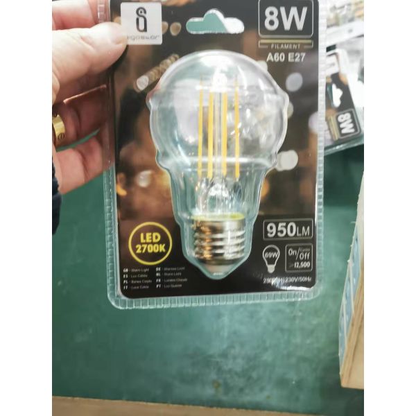 Quality Fashion Style Filament LED Light Bulbs AC 176V - 264V Long Life Design 30000 Hours for sale