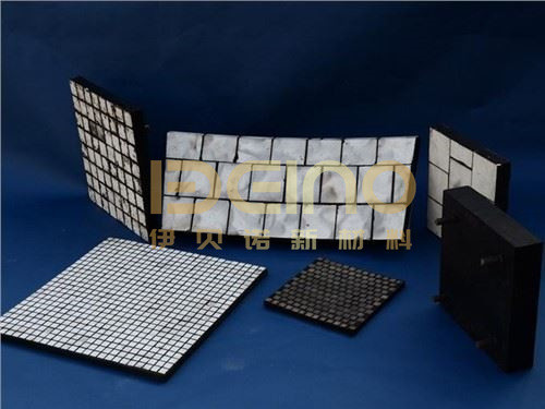 Three In One Ceramic Rubber Liners Customized Hot Vulcanization