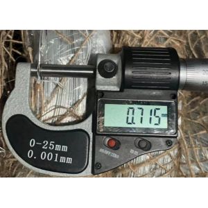 Buy cheap BWG22 Galvanized Electro GI Wire Low Carbon Steel OEM from wholesalers