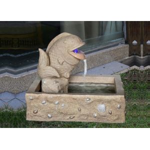 Buy cheap 23 Inch Fish Sandstone Brick Garden Fountain from wholesalers