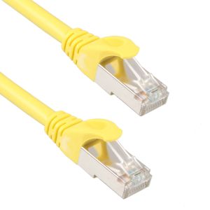 Buy cheap Yellow Outdoor Cat7 SSTP Cable , Practical 26AWG LSZH Patch Cord from wholesalers