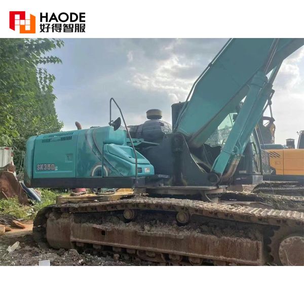 Used Excavators Crawler Excavator Digger Kobelco SK350 35Ton 33Ton 40Ton Secondhand Digger Original Paint Kobelco