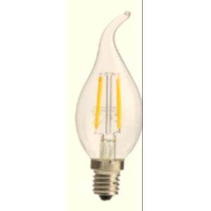 Buy cheap LED Filament 4w C35 400 Lumen LAMP Retro Saving Energy Indoor Chips Transparent Glass Bulb House Office Used EU Model from wholesalers