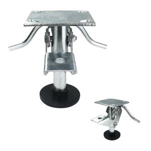 660lbs Loading Floor Locks For Carts , 5" Steel Floor Lock Casters