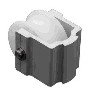 Buy cheap DYE28-28 Grooves Support Rollers Aluminum Lean Pipe from wholesalers