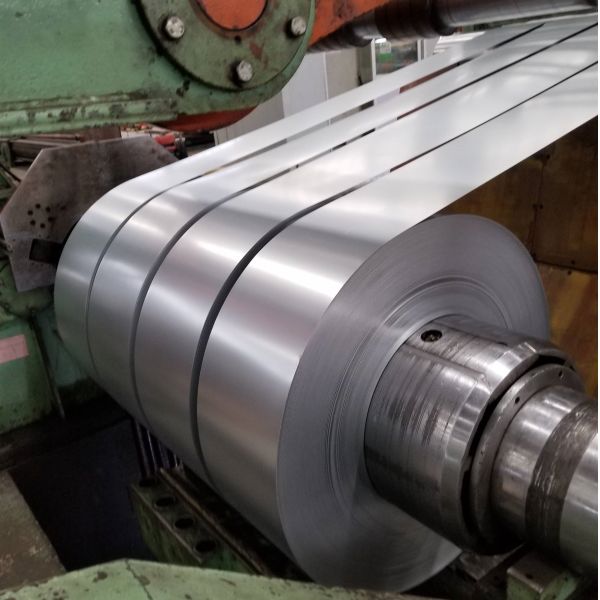 Quality 168mm Galvanized Slitting Steel Coils DX51D Zero Spangle for sale