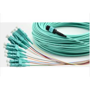 Buy cheap Multimode 12 Fibers MPO Patch Cord For FTTB Network 850 Nm - 3.5dB / Km Attenuation from wholesalers