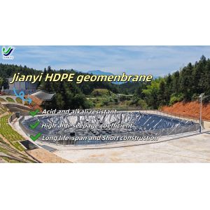 Buy cheap Chemical Resistant and Abrasion Resistant Geomembrane Liner with Low Permeability for Heap Leach Pads from wholesalers