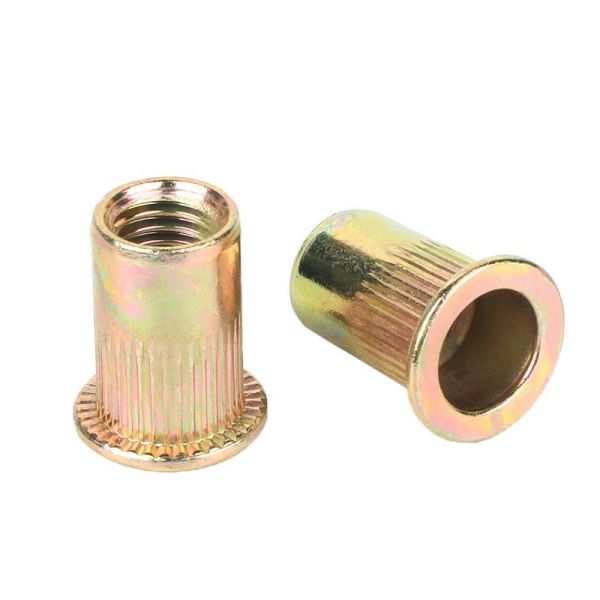 Buy cheap Galvanized Flat Head Nut with Grade 4.8/8.8/10.9/12.9 Ect Knurled Vertical Rivets from wholesalers