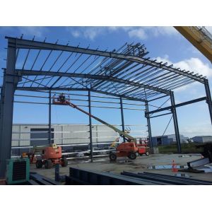 Rigid Portal Frame Prefabricated Steel Structure Warehouse Project Construction