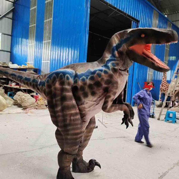 Realistic Dinosaur Costume Hidden legs raptor costume