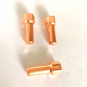 Buy cheap Copper Plasma Cutter Consumables , Esab Plasma Cutter Parts PT100 Nozzle from wholesalers