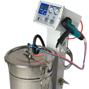 China Steel Substrate Powder Coating Machinery with Intelligent Electrostatic Technology on sale