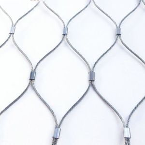 Buy cheap Stainless Steel Wire Rope Mesh SS304/316 for Zoo Animal Cages from wholesalers