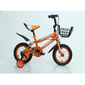 China Orange Color 12 14 Inch Kids Bike With Two Training Wheels  Corrosion Resistance on sale