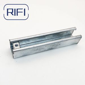 41mm GI Pre Galvnaized Strut Channel And Fittings Thickness 14 Gauge