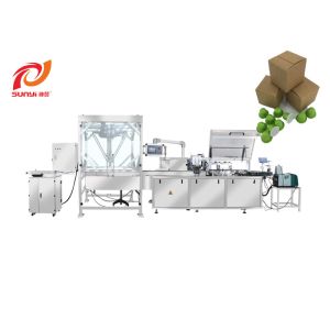Buy cheap SUNYI Ss 40box/Min Coffee Capsule Carton Packing Machine from wholesalers