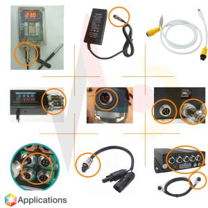 Buy cheap Mechanical Keyboard Cable Heavy Duty Aviation Connector Coupling 1.5M USB Type C Port from wholesalers