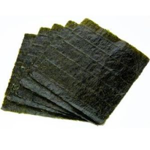 Buy cheap Dark Green 5% Moisture Roasted Seaweed Nori 100 Sheets from wholesalers