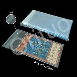 Buy cheap CPP Sealable Top Loading Card Sleeves 60x87mm Extral Clear PP from wholesalers