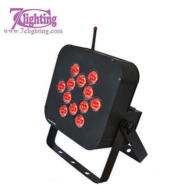 Quality Battery Powered 12LED RGBWA PAR LED Wireless Dmx512 Control for sale