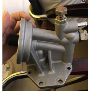 Buy cheap Excavator Fuel Filter Head E320B E320C E320D Model Type High Strength product