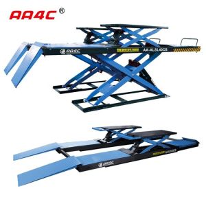 China Wheel Alignment Scissor Car Lift For Home Garage Auto Hoist Hydraulic 4T 4.5M Runway on sale