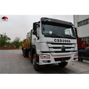 Buy cheap 114mm Rotary Hydraulic 200m Water Drilling Rig Machine With Air Compressor from wholesalers