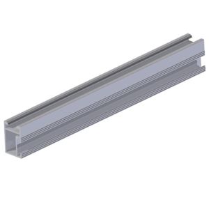 Customized Size Aluminum Slotted Rail Roof Open Field Anodized Surface Treatment