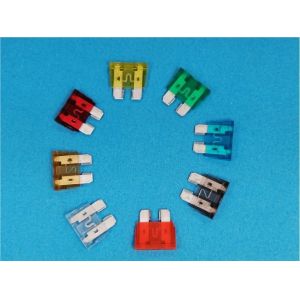 Buy cheap Copper Tin Plating PBT Mini LED Car Blade Fuse 1A-40A Rated Current from wholesalers