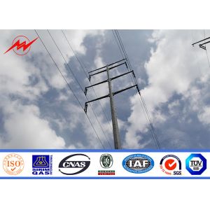 Buy cheap AWS D1.1 Hot Dip Galvanized Power Transmission Poles For Electrical Line Project from wholesalers