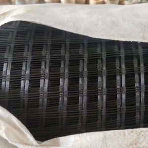 Flexible Polyester Plastic Geogrid Mesh For Road Asphalt Layer Reinforcement