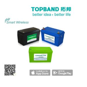 Quality Topband Lithium Phosphate Battery 12V 100Ah With Patent Bluetooth Communication for sale Buy cheap Topband Lithium Phosphate Battery 12V 100Ah With Patent Bluetooth Communication product