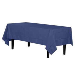 Buy cheap No Embossing Plain Dyed Waterproof Solid Tablecloth 54x108in from wholesalers