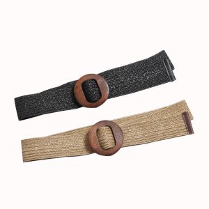 Webbing 4.8cm Width Invisible Elastic Belt Buckleless Clothing Braided