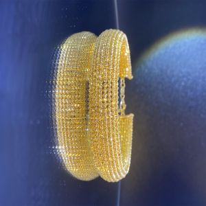 Buy cheap Delicate 18K Gold Plumeria Stud Earrings from wholesalers