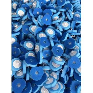 Buy cheap Biodegradable Disposable Toilet Brush with 6 Kitten Heads 10x8cm from wholesalers