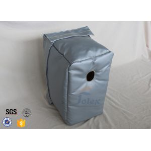 Fire Retardant Grey Thermal Insulation Covers , High Temp Insulation Blanket