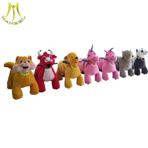 Hansel rechargeable battery operated coin operated stuffed rides on unicorn