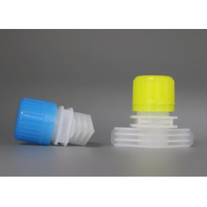 Buy cheap Custom PP Plastic Spout Caps With Double Gaps 16mm For Stand Up Pouch from wholesalers