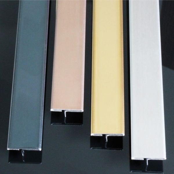 Quality Ss430 T Shaped Stainless Steel Trim Strips 0.5mm To 1.5mm For Wall Ceilling for sale